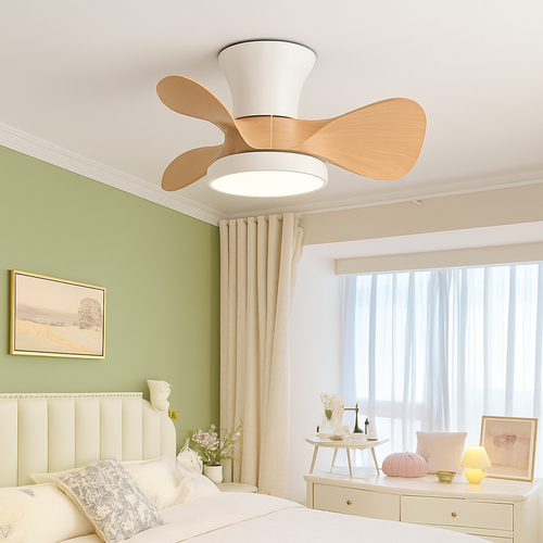 plafonnier ventilateur lumineux télécommandé pour chambre d'enfants - vue 3 sur 14