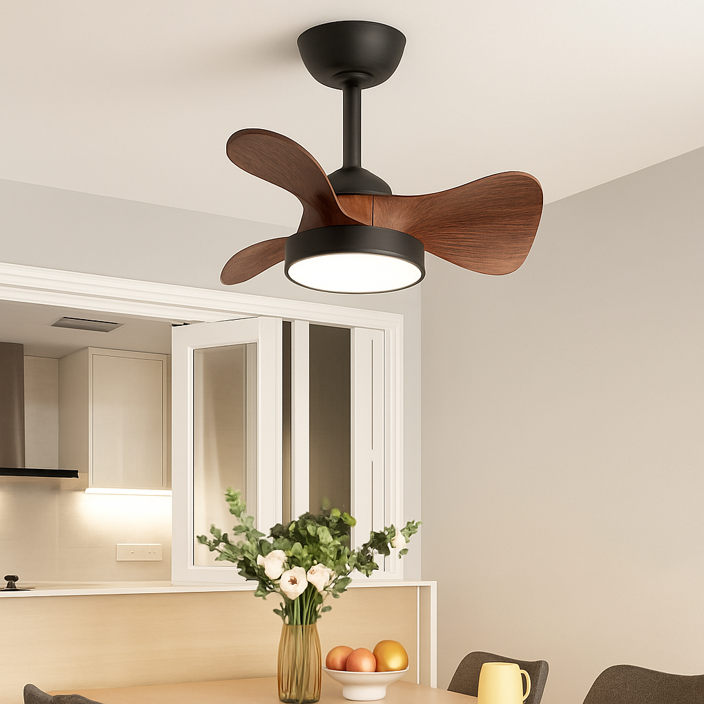 plafonnier ventilateur lumineux télécommandé pour chambre d'enfants - vue 6 sur 14