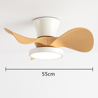 plafonnier ventilateur lumineux télécommandé pour chambre d'enfants