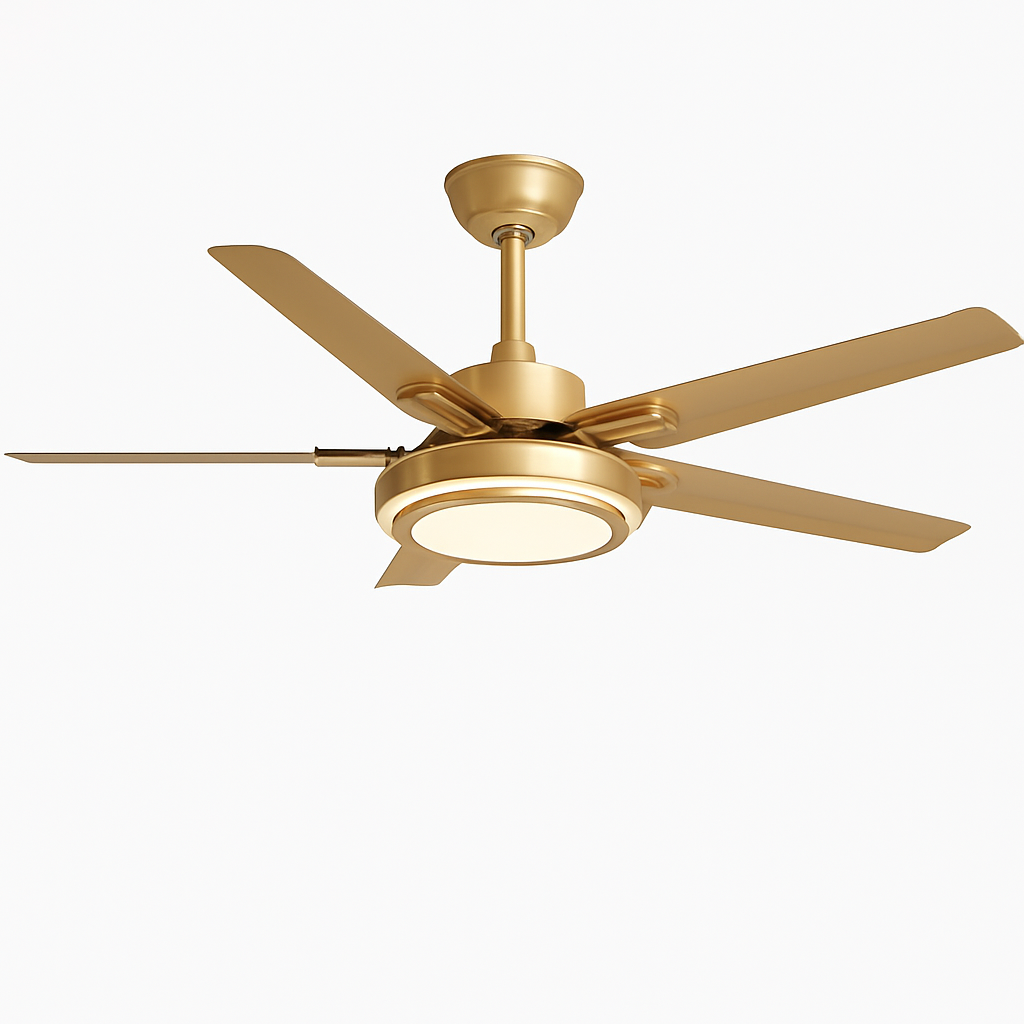 plafonnier ventilateur moderne avec télécommande et éclairage led
