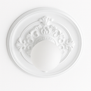 plafonnier vintage français simple moderne avec éclairage sculpté