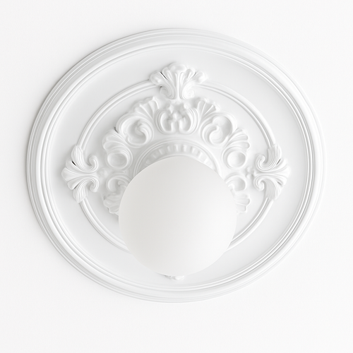 plafonnier vintage français simple moderne avec éclairage sculpté - vue 7 sur 8