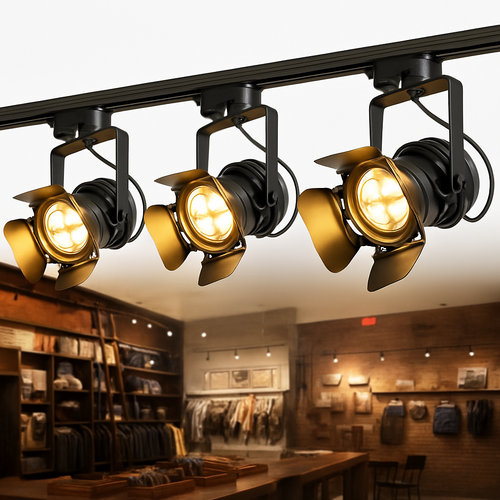 plafonnier vintage industriel pour bar restaurant et magasin - vue 5 sur 8