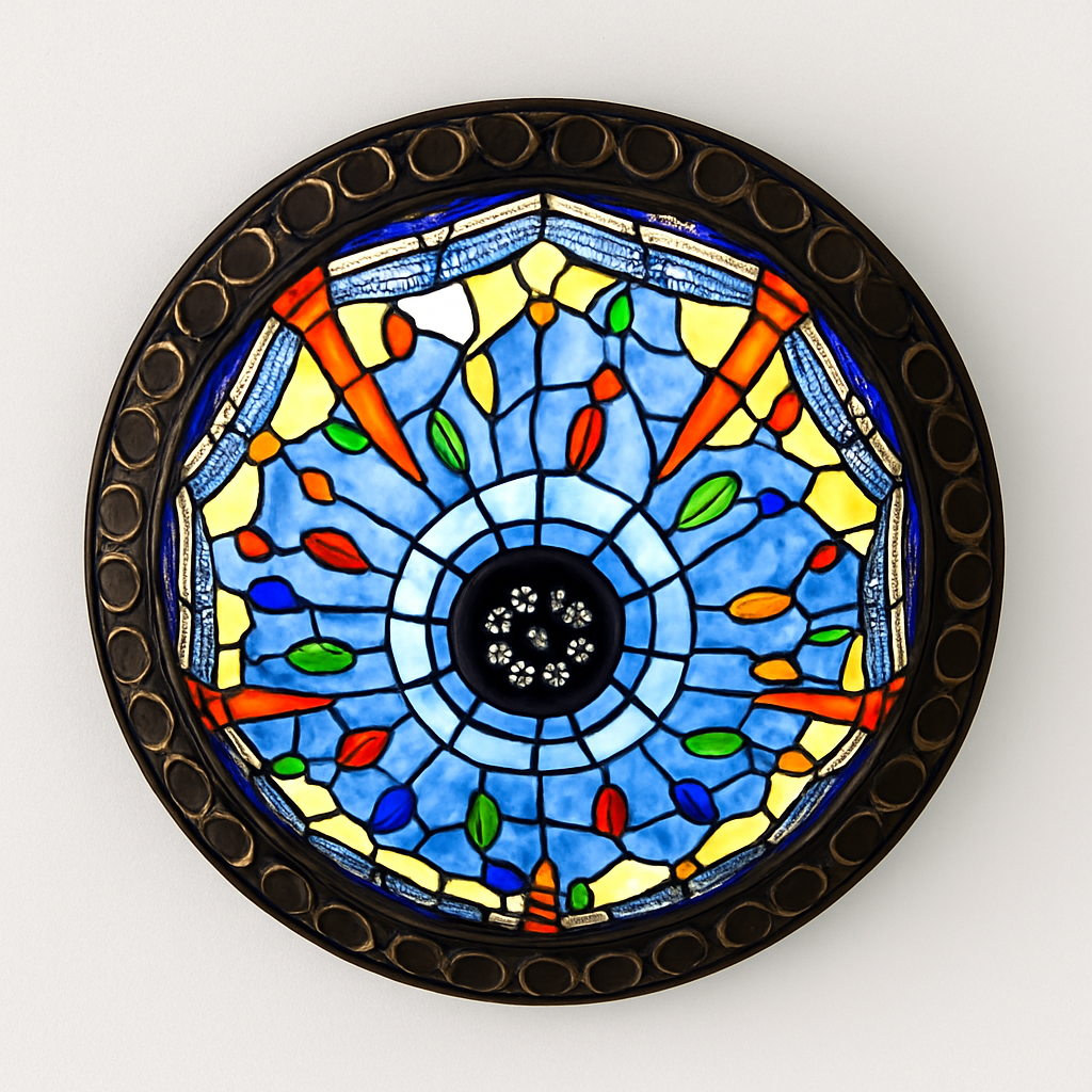 plafonnier vintage style art déco pour éclairage intérieur