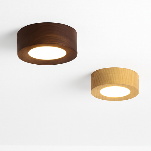 plafonniers en noyer et frêne avec led pour éclairage intérieur - vue 2 sur 10