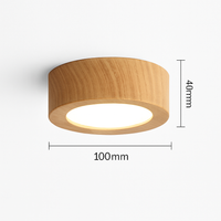 plafonniers en noyer et frêne avec led pour éclairage intérieur