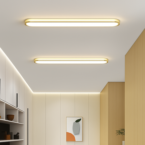 plafonniers led encastrés allée couloir spectre complet protection des yeux - vue 3 sur 18