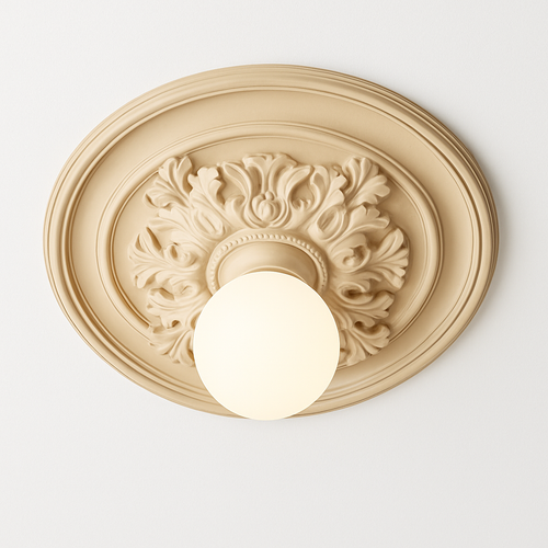 plafonniers led modernes style nordique rétro français sculptés - vue 2 sur 10