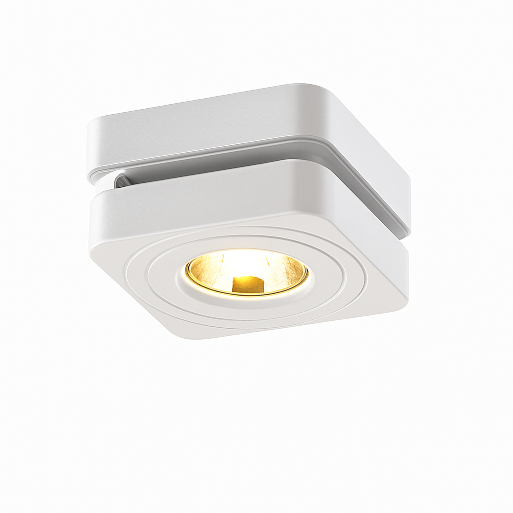 Plafonniers LED Spot 360 degrés Rotation Downlights AC85-265V 7W 10W 12W 15W pliant COB LED Downlights monté en Surface