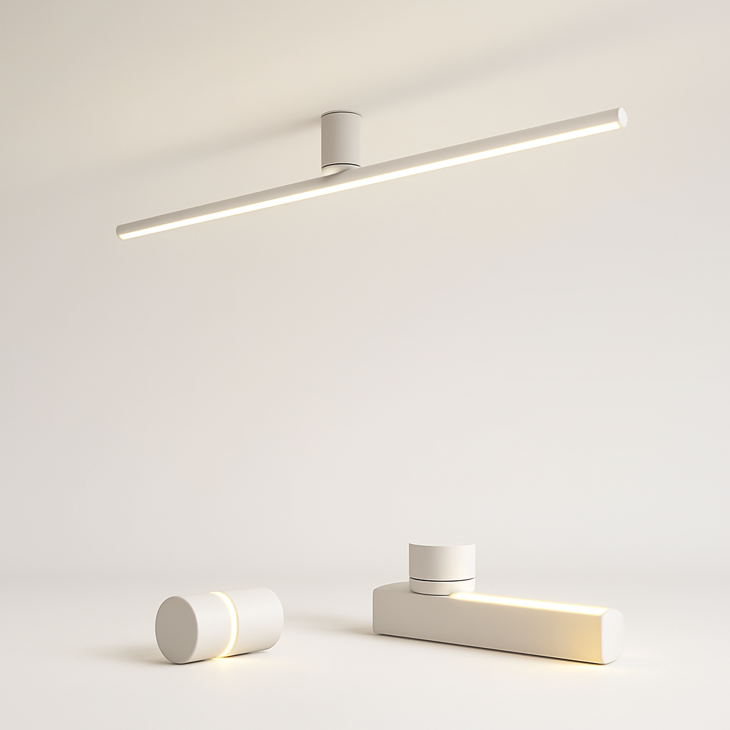 plafonniers minimalistes nordiques pour intérieur lumineux