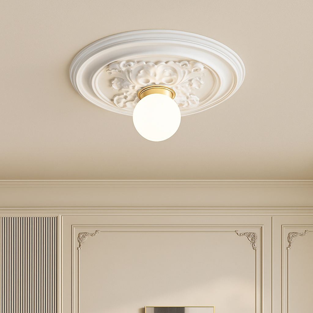 Plafonniers rétro français lampes led modernes couloir lampe de couloir style nordique lampe sculptée chambre salon décor éclairage - vue 5 sur 10