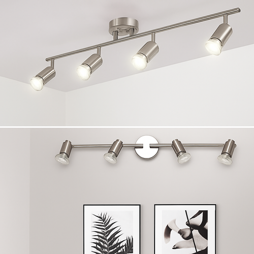 plafonniers rotatifs angle réglable avec ampoule led pour éclairage spot - vue 6 sur 10
