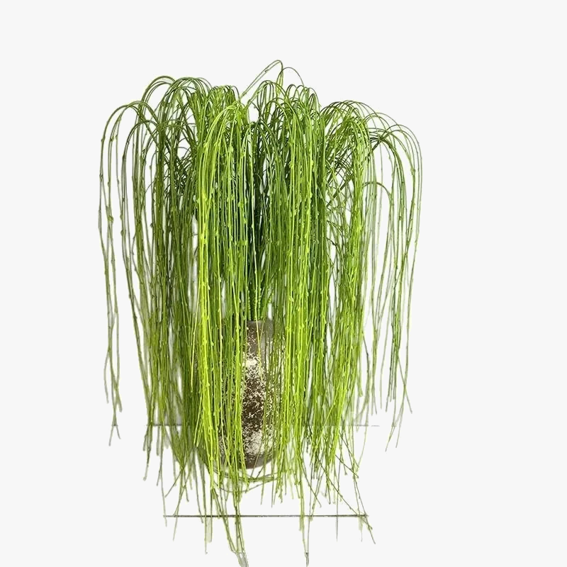 plantes artificielles saule pleureur en plastique pour décoration intérieure