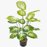 plantes artificielles vertes pour décoration de jardin et bureau