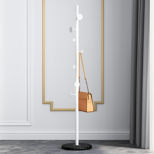 porte-manteau sur pied avec base en marbre pour vêtements - vue 12 sur 18