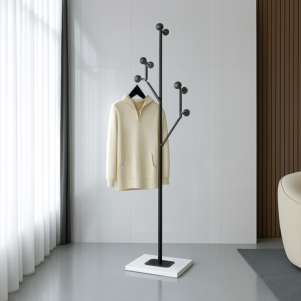 porte-manteau sur pied luxe style nordique créatif pour la maison - vue 3 sur 7