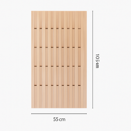 portemanteau mural créatif en bois avec crochets et cintres - vue 15 sur 15