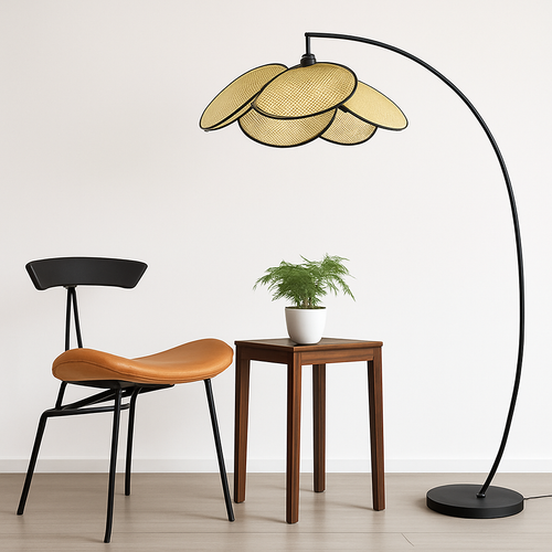 Postmodern LED lustres de plafond feuille grille rurale fait à la main en rotin suspension lumière maison salon chambre Art décor suspension lampe - vue 5 sur 25