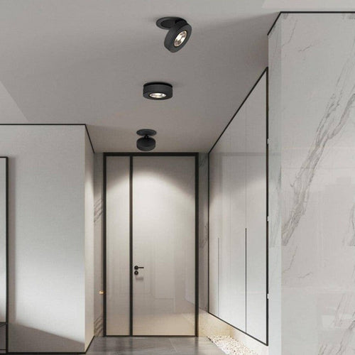 Spot moderne LED rond et orientable Slim - vue 3 sur 7