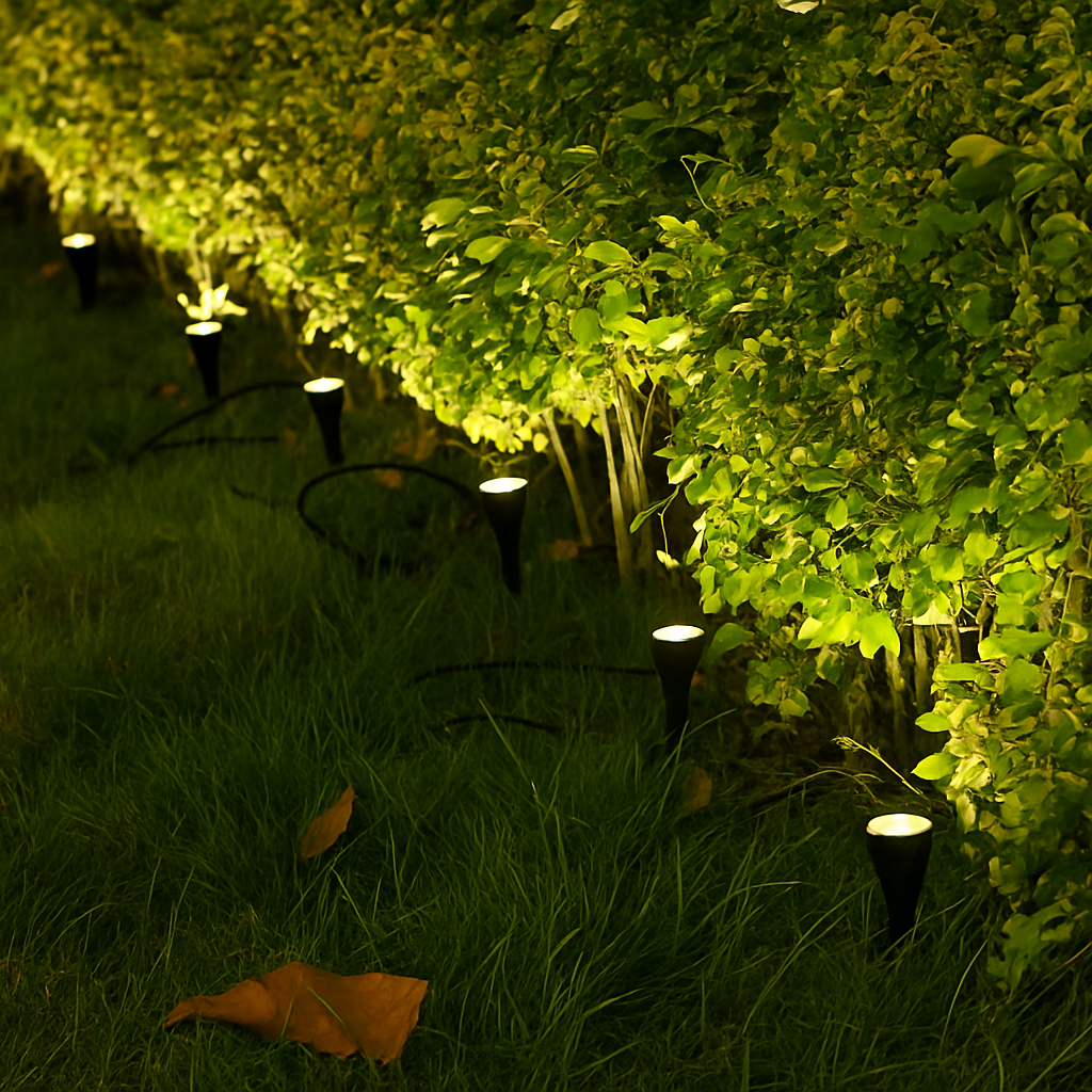 projecteur solaire 10 en 1 pour jardin et extérieur éclairage décoratif - vue 3 sur 7