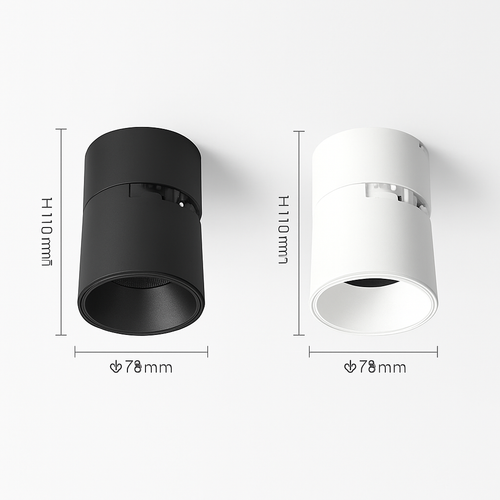 projecteurs led pliables angle réglable anti-éblouissement spots muraux - vue 5 sur 8