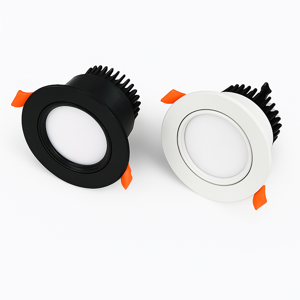 qiuboss spots led encastrés à intensité variable pour loft - vue 4 sur 5