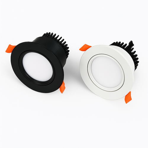 qiuboss spots led encastrés à intensité variable pour loft - vue 4 sur 5