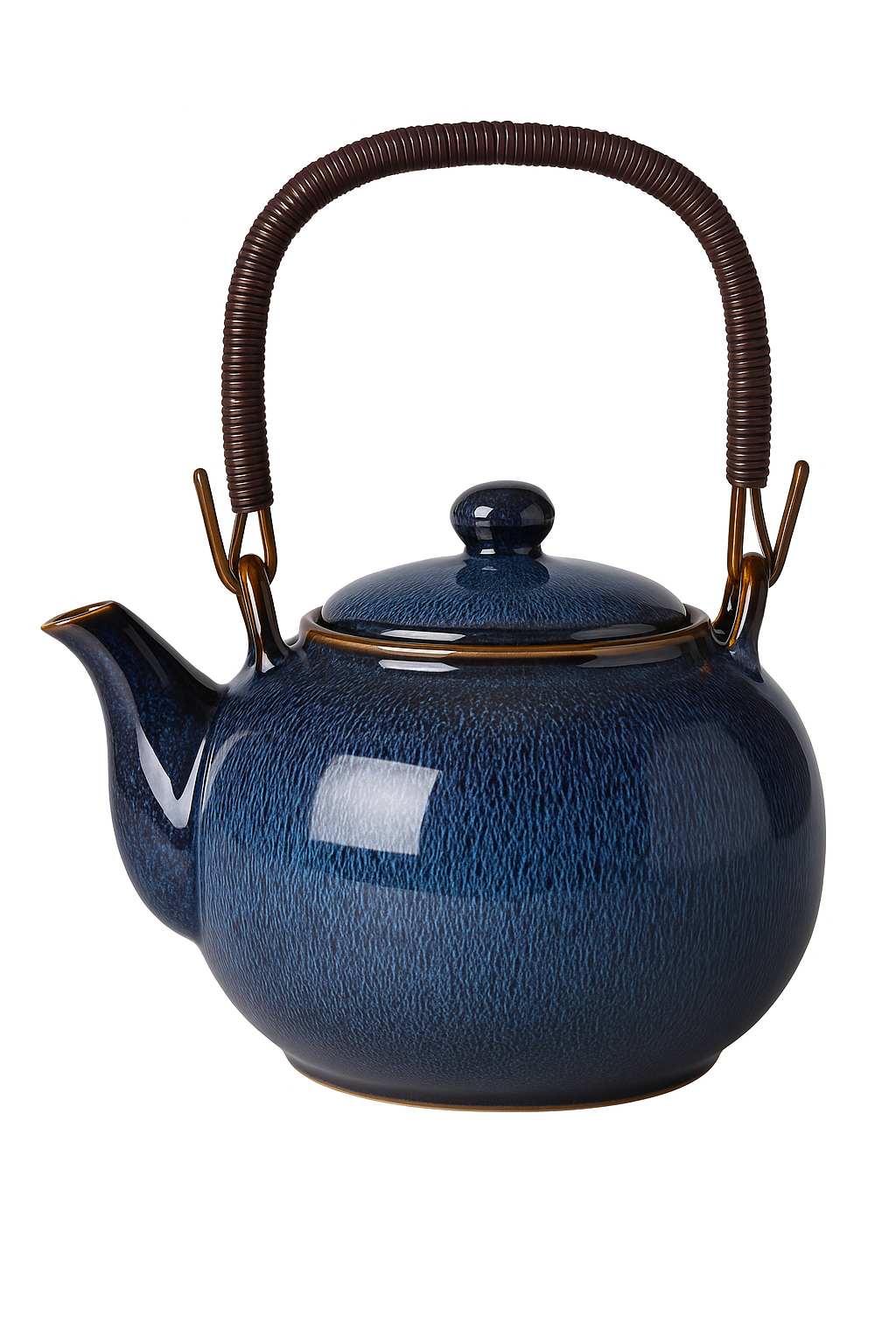 Service à thé japonais théière porcelaine avec filtre - vue 2 sur 2