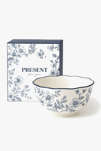 Service assiettes ceramique vintage floral style champetre
