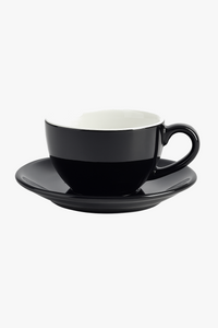 Service café céramique style barista tasse soucoupe