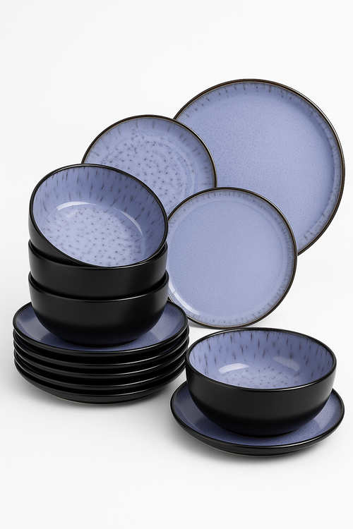 Service table ceramique grees style moderne 12 pieces