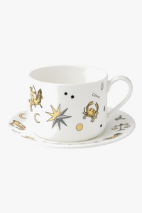 Service à thé vintage céramique italienne tasse plateau