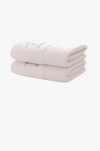 serviette de bain bambou ensemble uni ultra absorbant