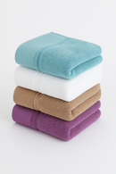 Serviette de bain coton absorbant séchage rapide lot