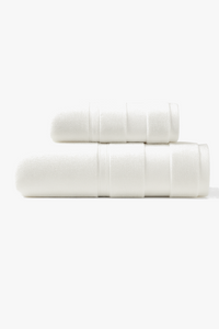 Serviette de bain coton lot de 2 absorbantes