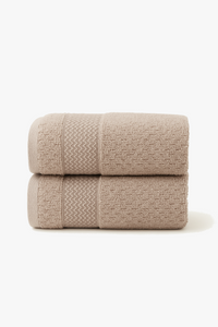 serviette de bain coton épais lot deux absorbantes