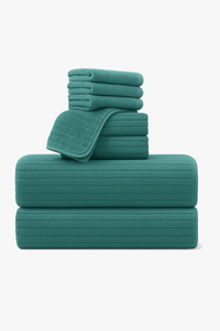 serviette de bain ensemble 8 pieces sechage rapide