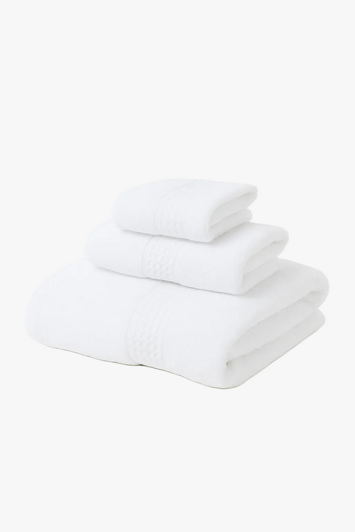 Serviette de bain ensemble coton bio ultra absorbant