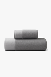 Serviette de bain lot 2 coton doux rapide