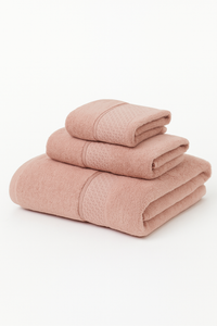 serviette de bain lot 3 coton doux absorbant