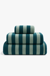 serviette de bain lot 3 rayures modernes absorbantes