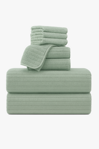 serviette de bain lot 8 microfibre sechage rapide