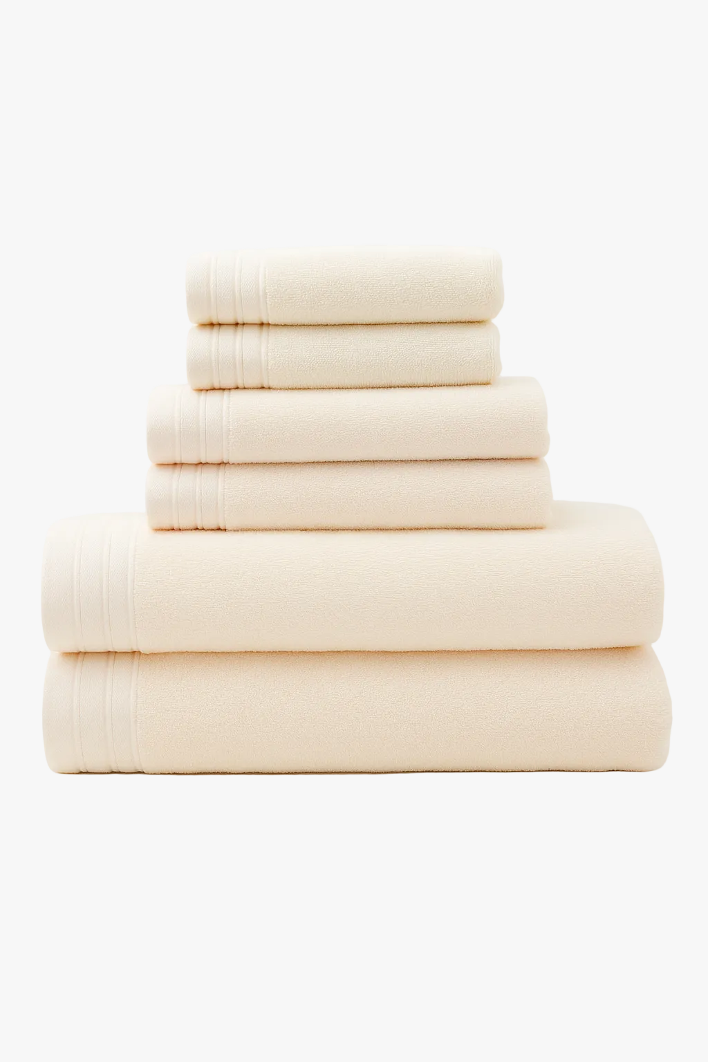 serviette de bain lot coton doux absorbant uni
