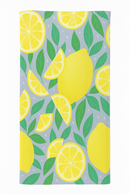 serviette de plage microfibre séchage rapide motif citron