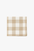 Serviette de table à carreaux style moderne polyester