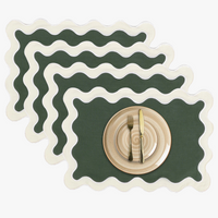 Serviette de table coton style moderne lot quatre