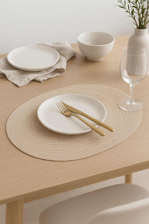 Set de table antidérapant lavable résistant chaleur moderne - vue 2 sur 2