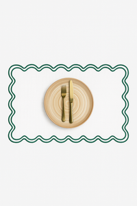 Set de table coton motif coquille saint jacques