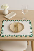 Set de table coton motif coquille saint jacques