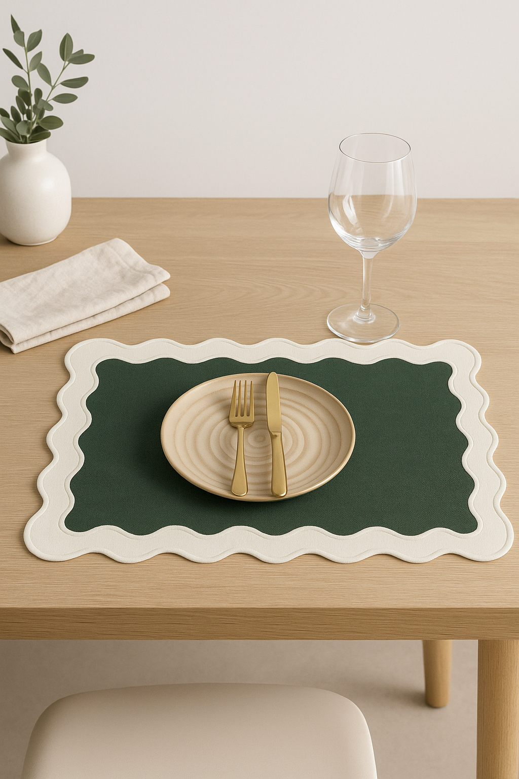 Set de table coton motif coquille saint jacques - vue 2 sur 2